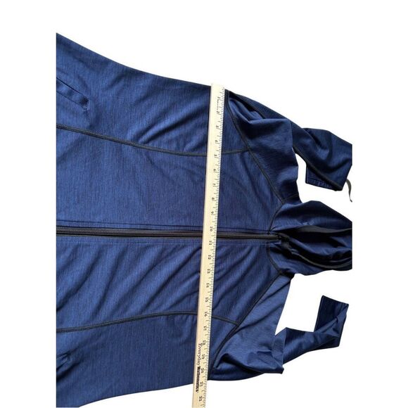 Ruby Ribbon Full Zip Hang Out Hoodie Size L Large Navy Blue - Picture 5 of 12